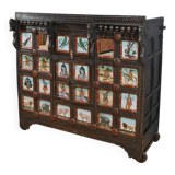 Meuble de Commerce Manjoosh en Bois Exotique, Inde – Début XXe