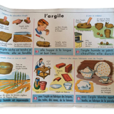 School poster 1960 MDI the rabbit and clay