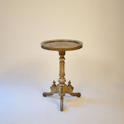 Victorian Marquetry Round Side Table, 1870s
