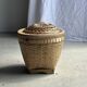 Traditional woven Indonesian basket light H40 D37