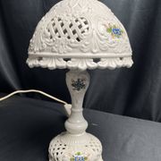 Bassano Italy 20th century earthenware table lamp