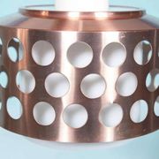 Suspension d'époque spatiale années 60/70, suspension lumineuse suédoise