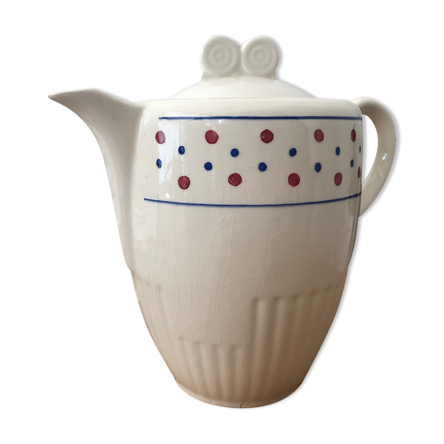 Porcelain teapot signed