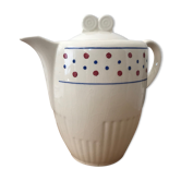 Porcelain teapot signed