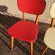 Lot de trois chaises vintages années 1950