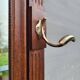 Monumental Art Nouveau wardrobe • walnut & brass