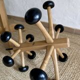 Portemanteau en bois de hêtre Stella, années 1950