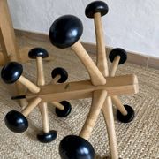 Stella beechwood coat rack, 1950s