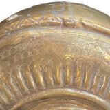 Indian jar in gilded copper