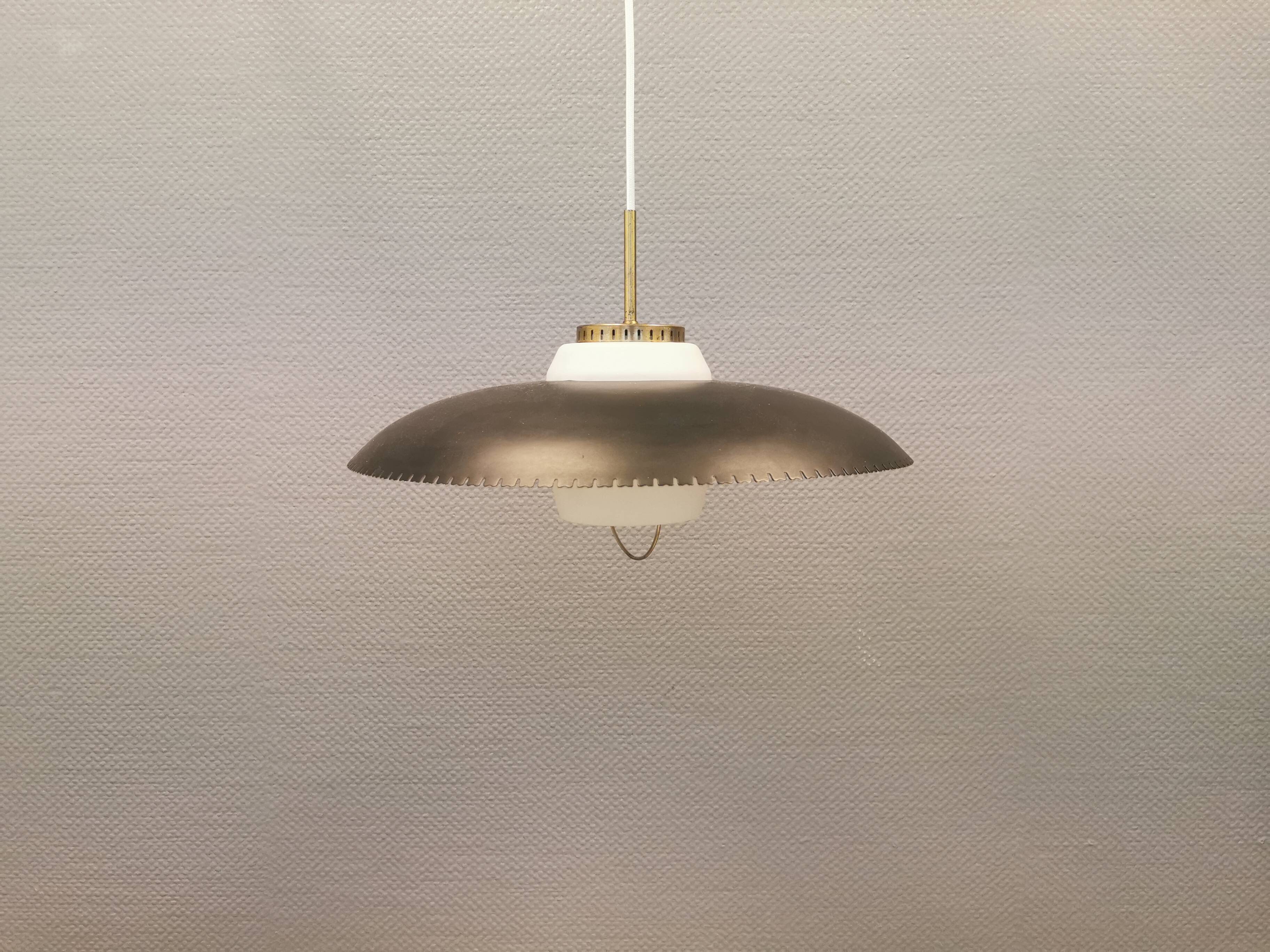 Bent Karlby hanging lamp, produced by Lyfa in the 1950s.