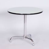Restored bauhaus coffee table, hynek gottwald, chrome, czechia, 1930s