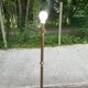 Vintage brass floor lamp from the 20th century.