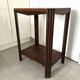 Art Deco Console 1930 walnut veneer.