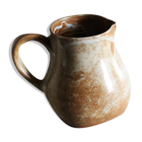Pitcher broc grès vintage anse bec verseur