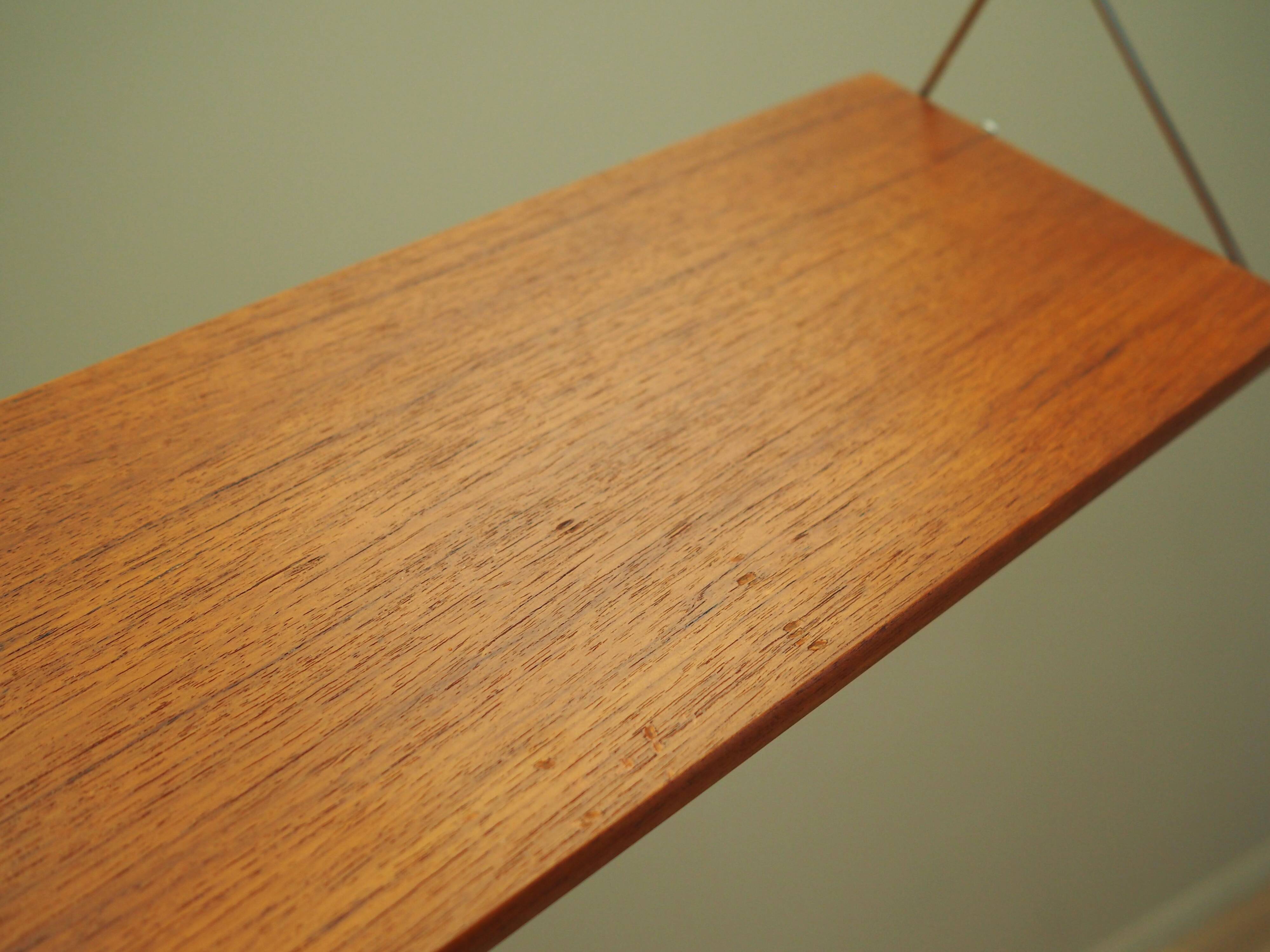 Teak system bookcase, Norwegian design, 1960s, production: Blindheim Mobelf