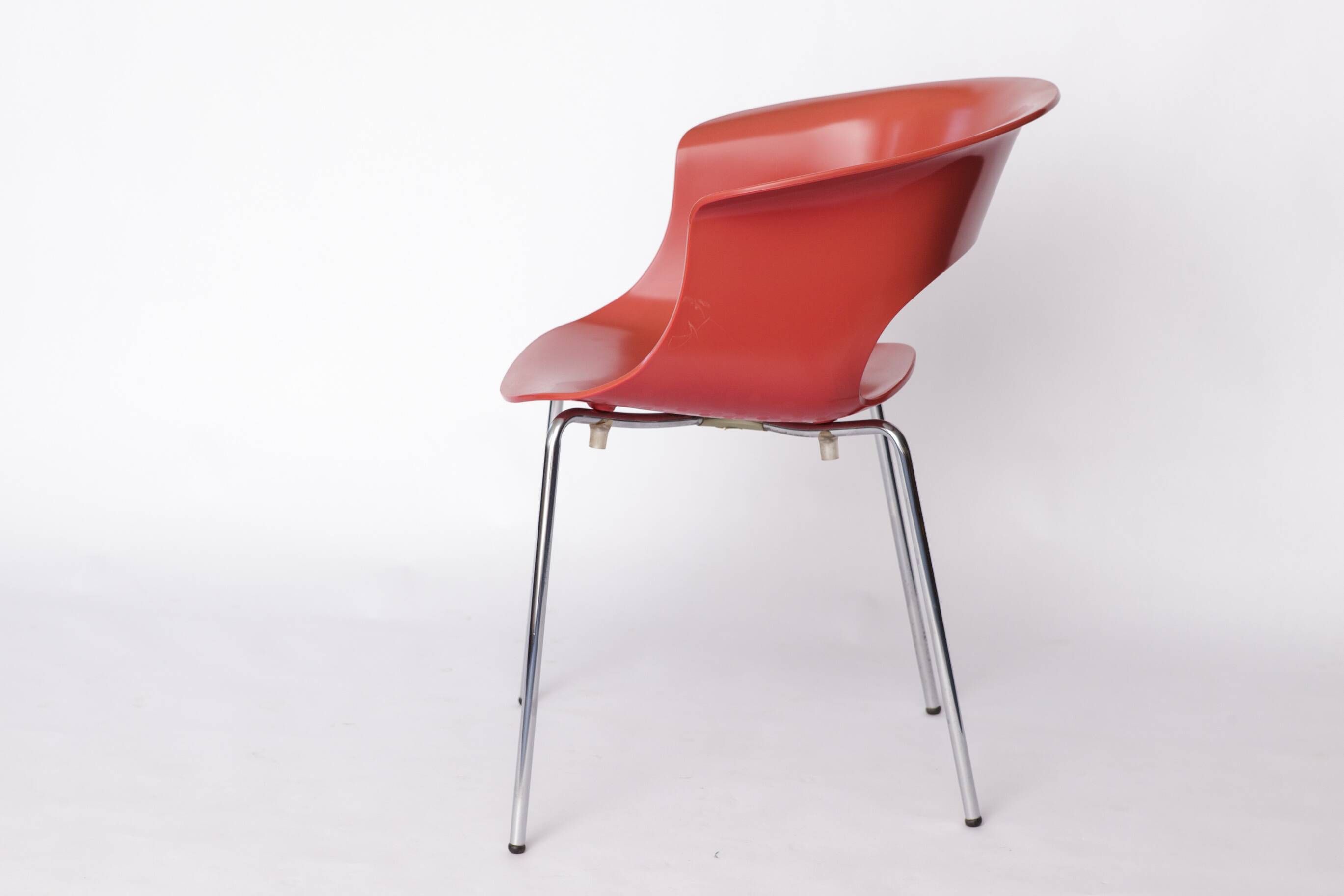 Set of 4 SCAB Design “Miss B” Chairs – Italian Stackable Chairs, 1990s