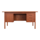 Mid-Century Danish Freestanding Teak Desk, 1960s