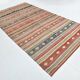 Vintage Wool Kilim Rug, 184x334 Cm