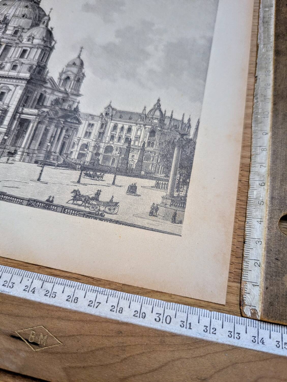 The Berlin Cathedral. Engraving printed in 1897.