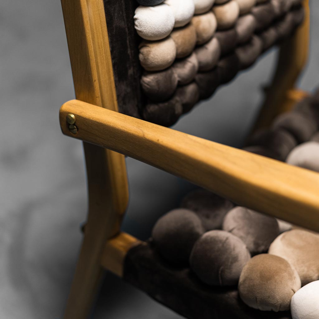 Pair of balls chairs 70s vintage modern