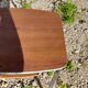 Tabouret escabeau marchepied en formica marron