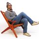 1950s Danish "Model 300" Lounge Chair by Arne Hovmand Olsen