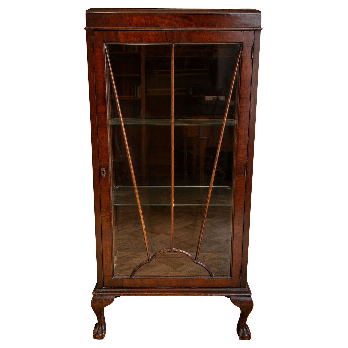 Vitrine De Présentation En Acajou, Style Anglais