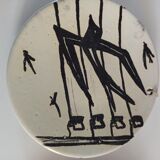 Hand-painted plates by René Chaix