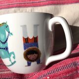 Children's dishes or birth gift Plate and bowl Utan gränser gustavsberg vintage design scan