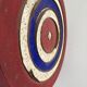 Cible ancienne en bois arts populaires 50's