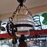 Rustic pendant light from 1965