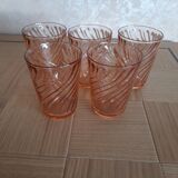 5 cups model "Rosaline" Arcoroc Luminarc