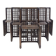 Ensemble de six chaises Afra et Tobia Scarpa en bambou et rotin