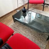 Table basse en verre fumé Calligaris