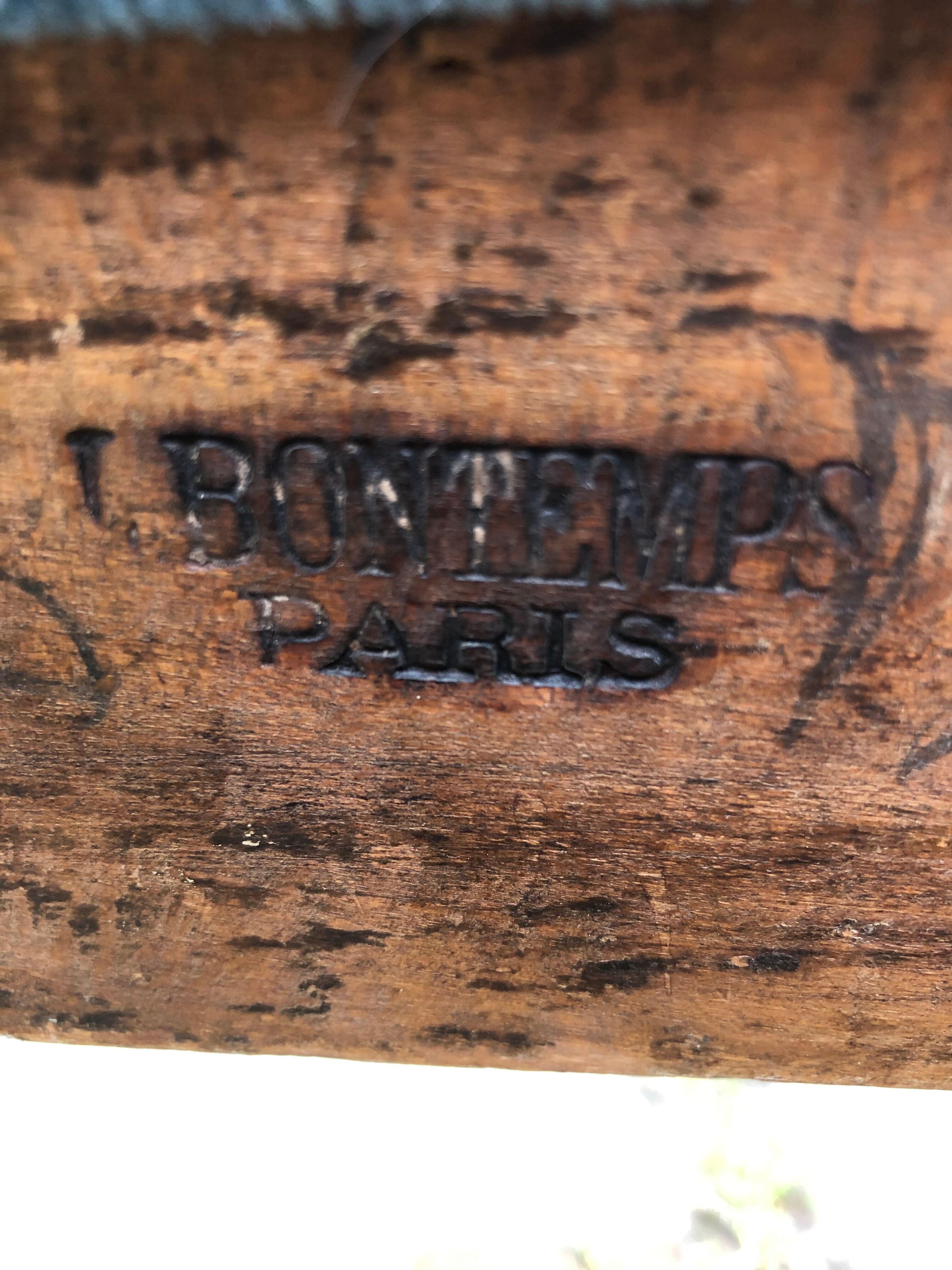 Louis xv style bed stamped Bontemps paris upholsterer