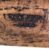 Louis xv style bed stamped Bontemps paris upholsterer