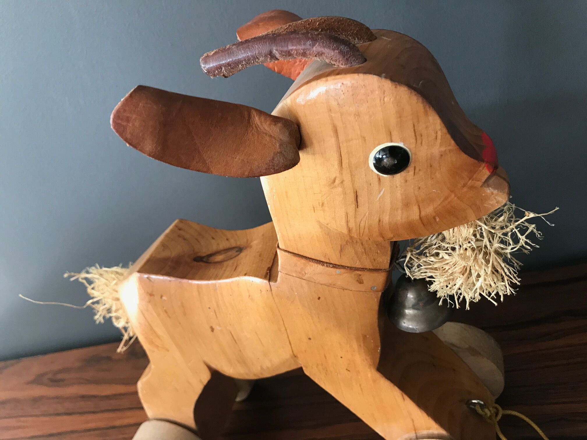 Franz Carl Weber's wooden goat 1960 handmade