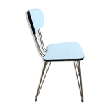 Eiffel foot blue formica chair
