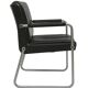 A pair of Bauhaus armchairs, chromed steel tubes, leather, Germany, 1970