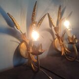 Pair of vintage Italian Hollywood Regency style sconces
