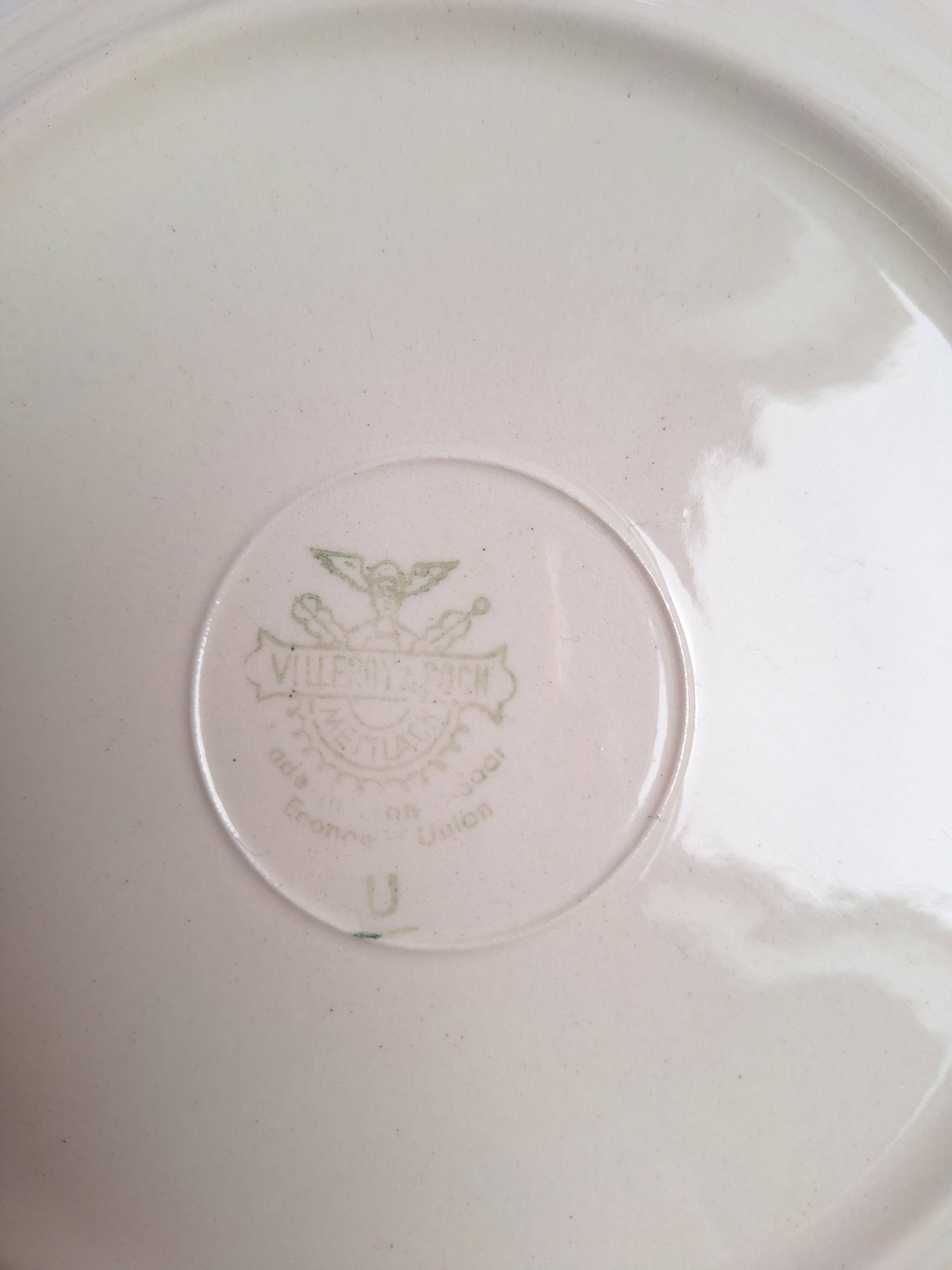Deep plates or salad plates Villeroy & Boch yellow