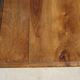 Square dining table, central leg, seats 8