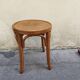 Curved wooden stool