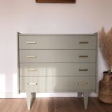 70s chest of drawers with 4 drawers