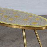 Deutscher 1950er Mosaiktisch Coffee table Vintage design MCM