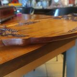 Solid mahogany serving tray