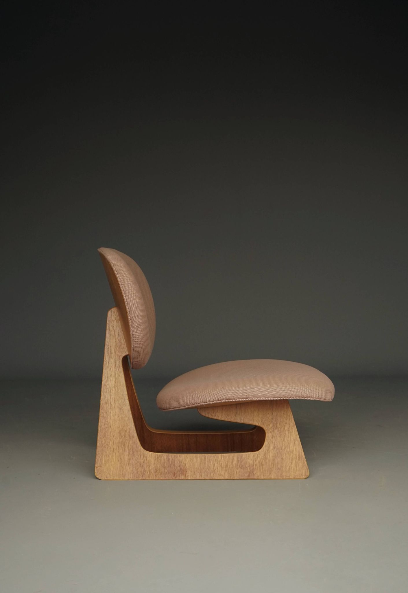 model 5016 Low Chair by Junzo Sakakura and Daisaku Cho, 1970s