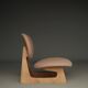 model 5016 Low Chair by Junzo Sakakura and Daisaku Cho, 1970s