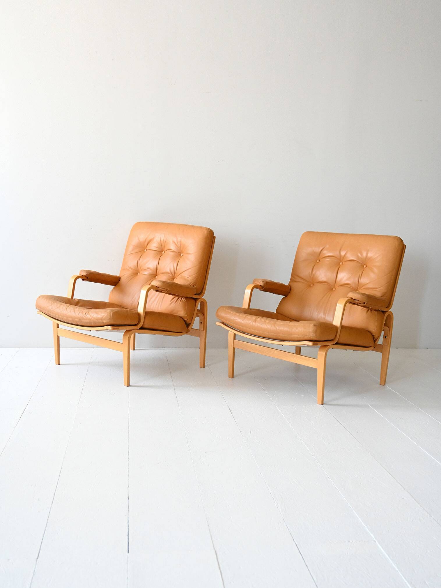 Paire de fauteuils Ingrid de Bruno Mathsson pour DUX