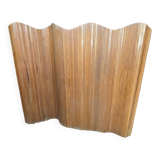 Baumann style wooden free-standing folding screen vintage 1950s